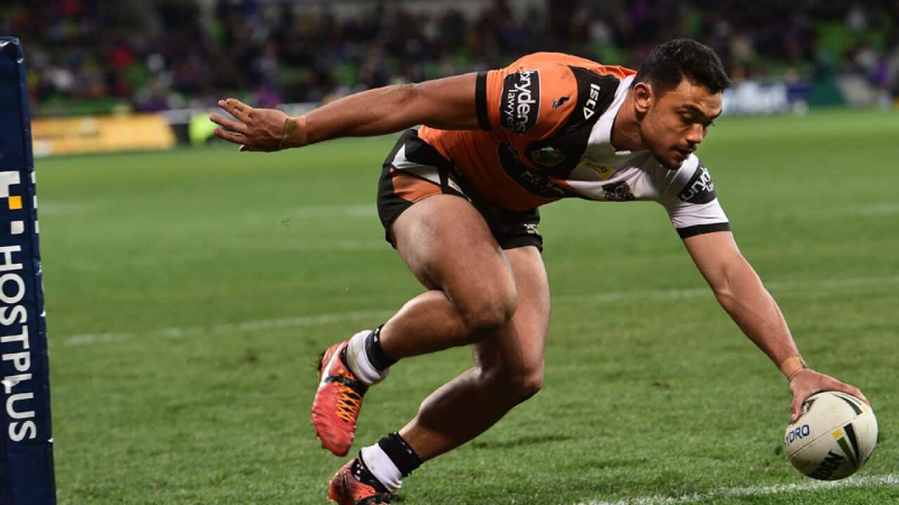 Tim Simona of the Tigers