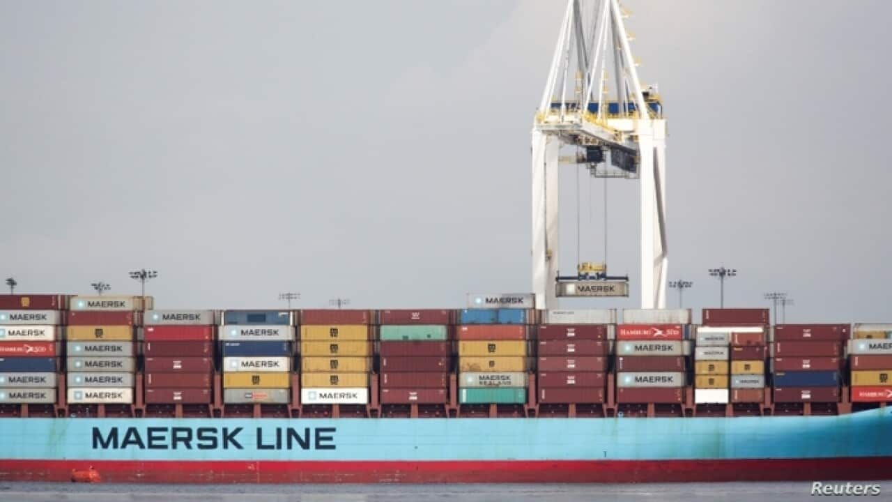 The ship Anna Maersk arrives at Roberts Bank port carrying 69 containers of mostly paper and plastic waste returned by the Philippines in Vancouver, British Columbia, June 29, 2019.