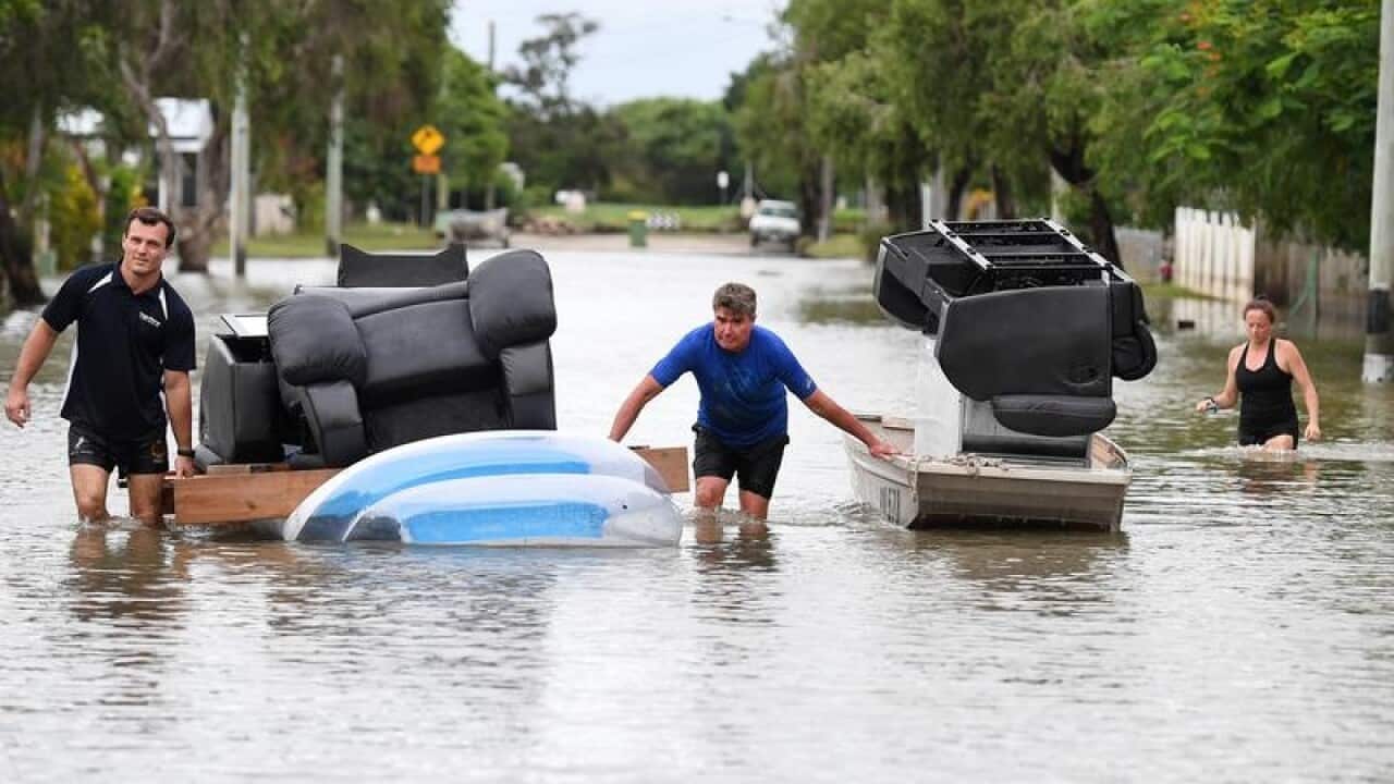 Townville residents salvage their furniture
