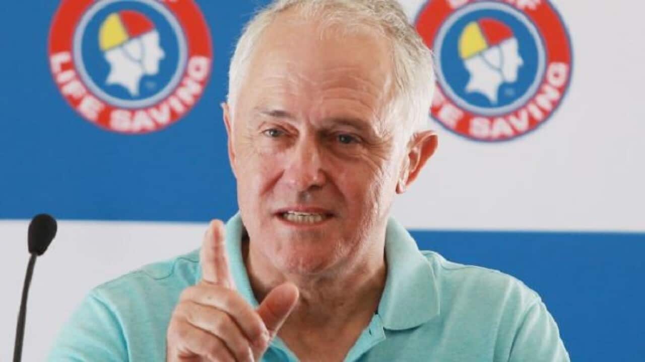 Mr Turnbull made the comments at a news conference at North Bondi Surf Life Saving Club today.
