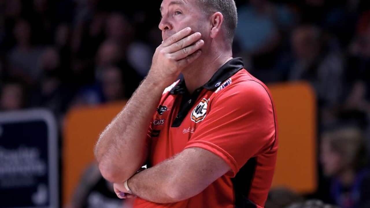 Perth Wildcats coach Trevor Gleeson