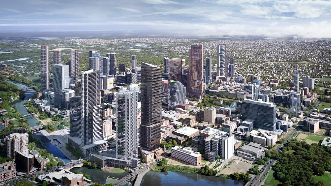 “Future Parramatta Aerial….” is an image showing how Parramatta will look like when the current/proposed constructions complete.