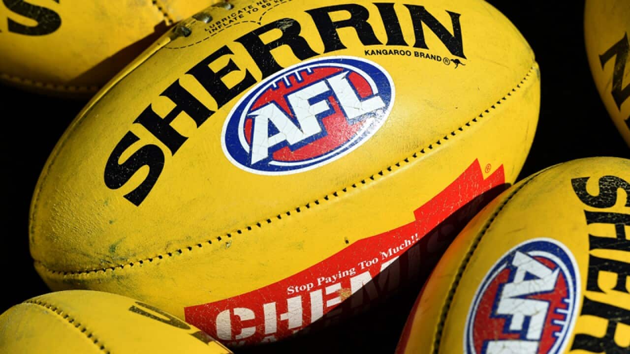 An AFL ball