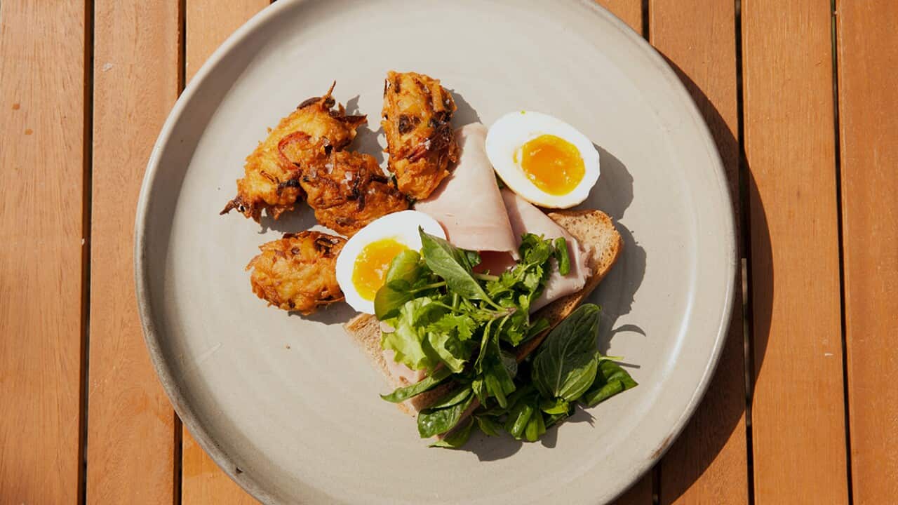 Root vegetable hash browns