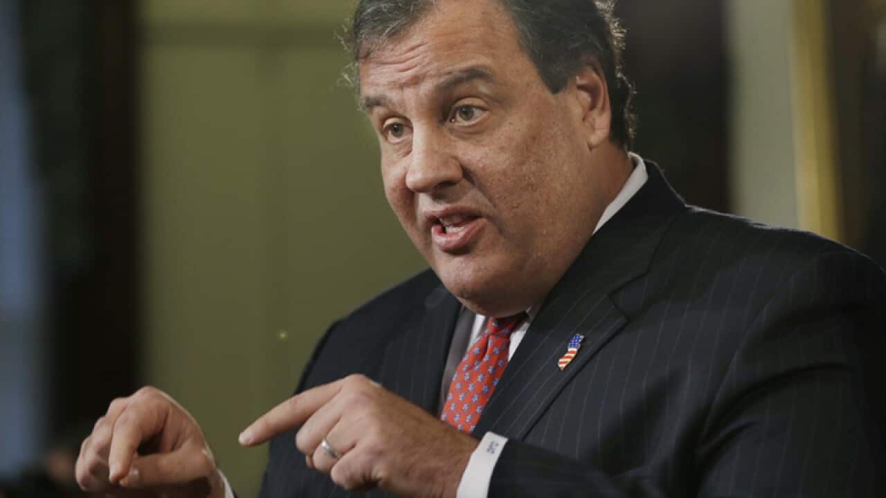 New Jersey Governor Chris Christie