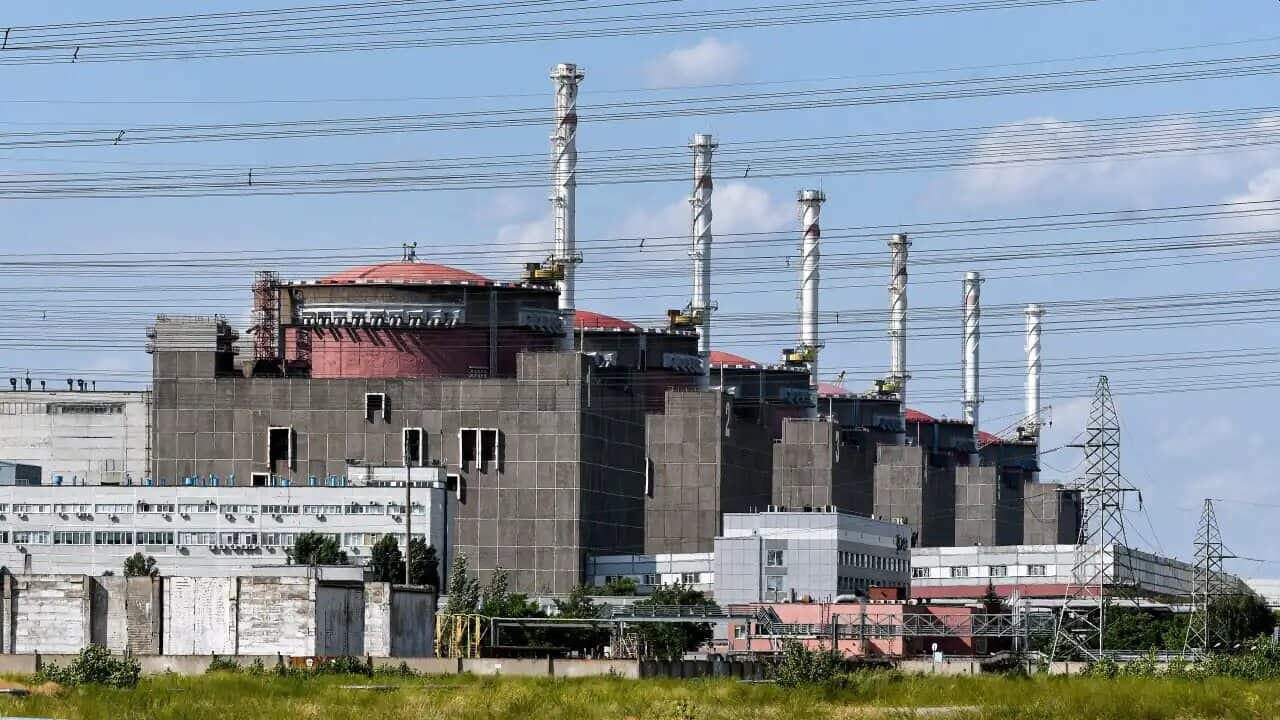 The Zaporizhzhia nuclear power plant in Ukraine.