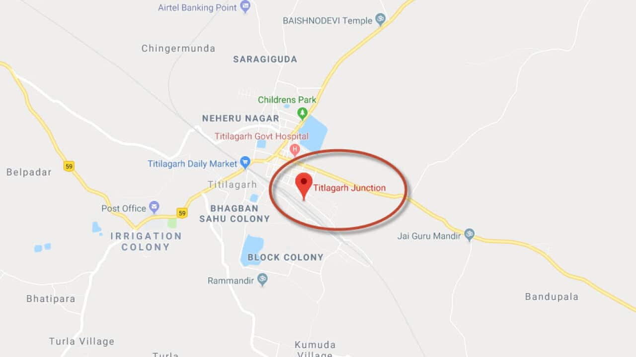 Titlagarh station on Google map