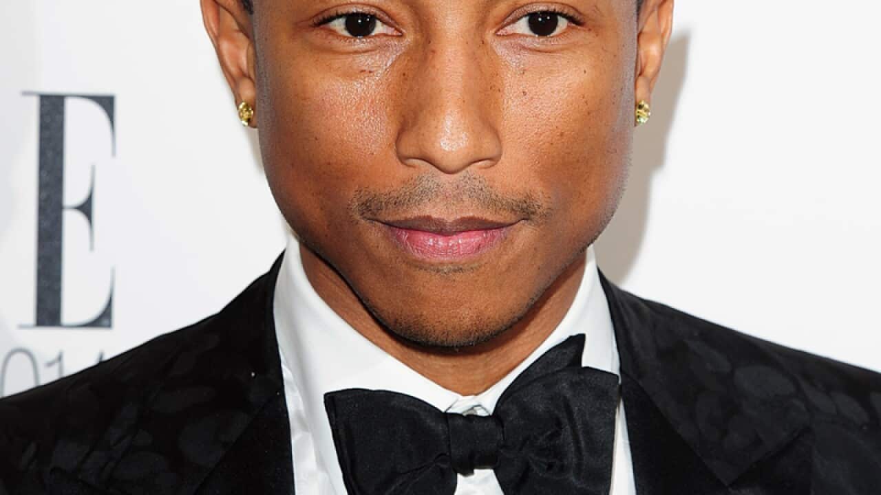 US musician Pharrell Williams