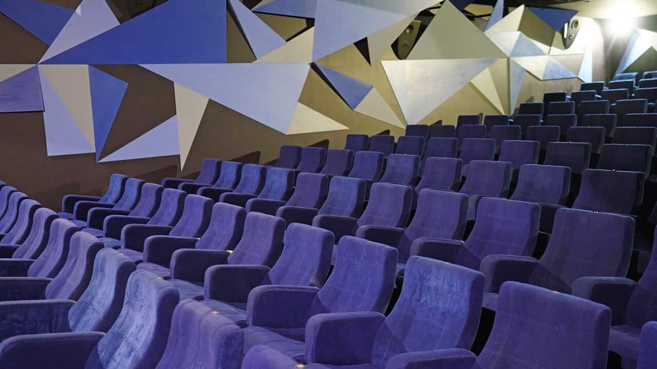 An empty Melbourne cinema