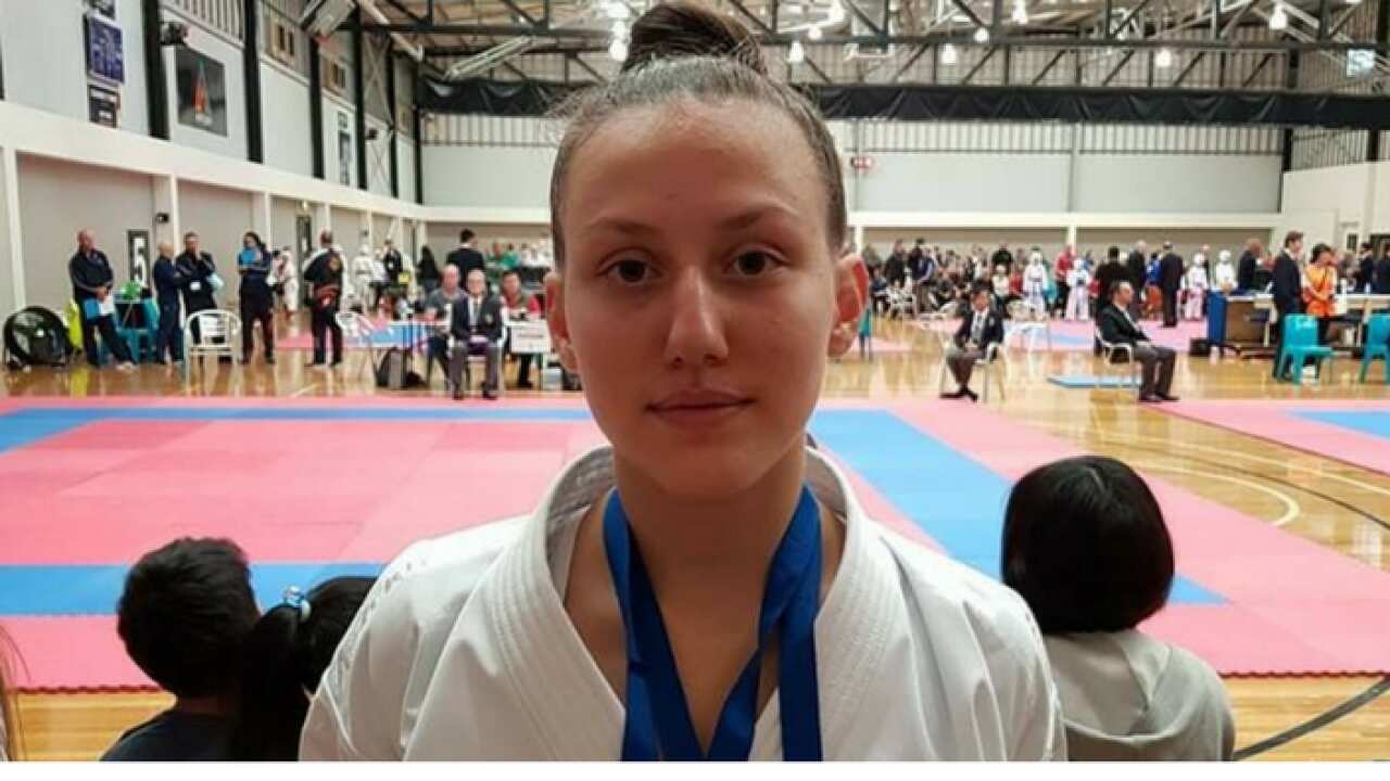 Marianna Sampanis, a 16-year old greek karate superstar