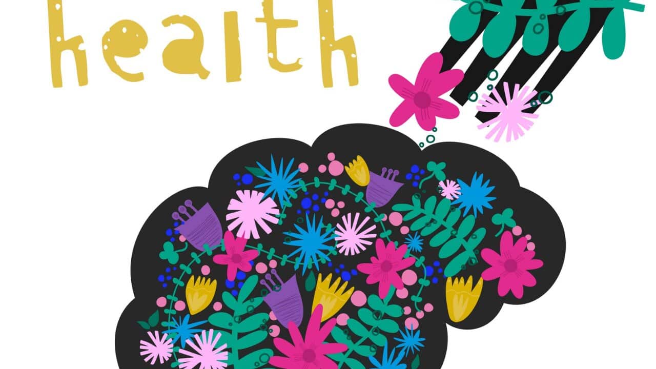 Mental health. Vector illustration