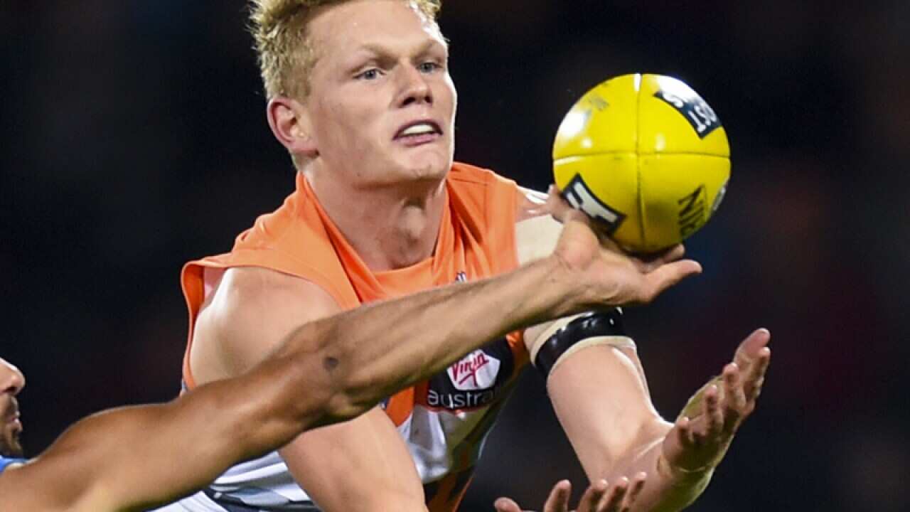 Adam Treloar of the Giants.