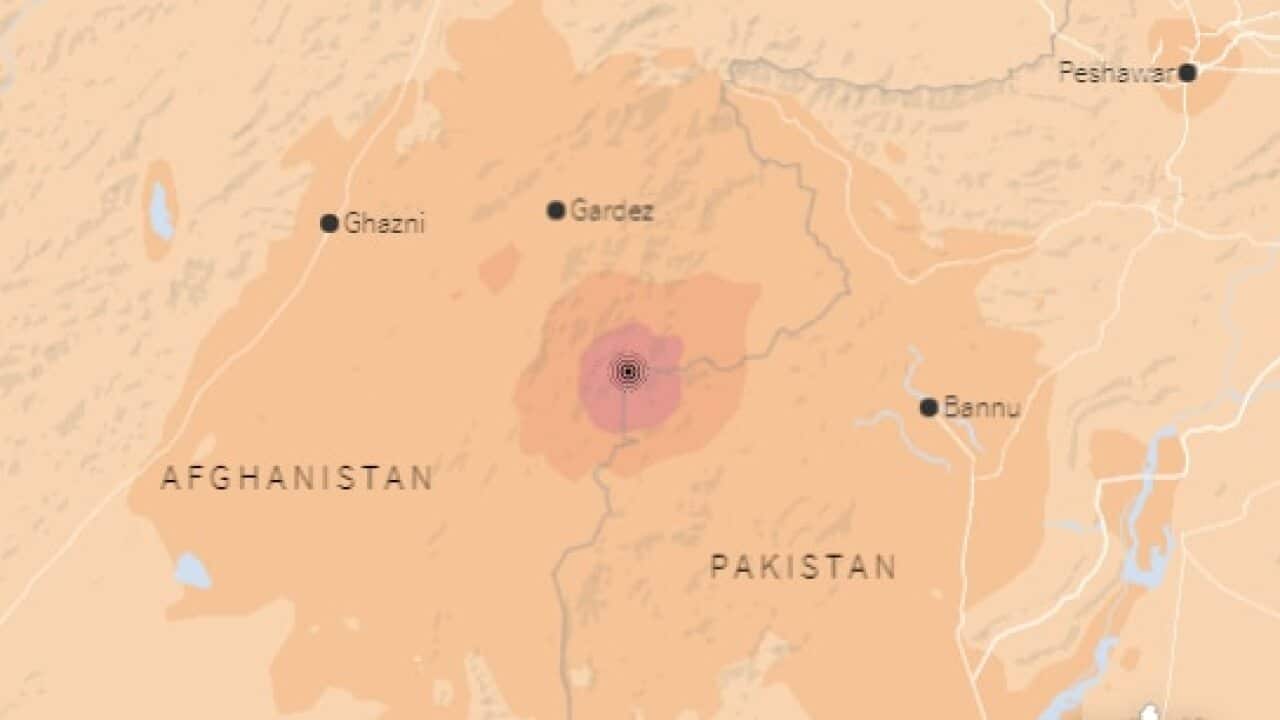Afghanistan map