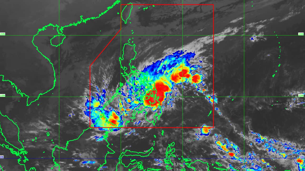 Basyang on satellite