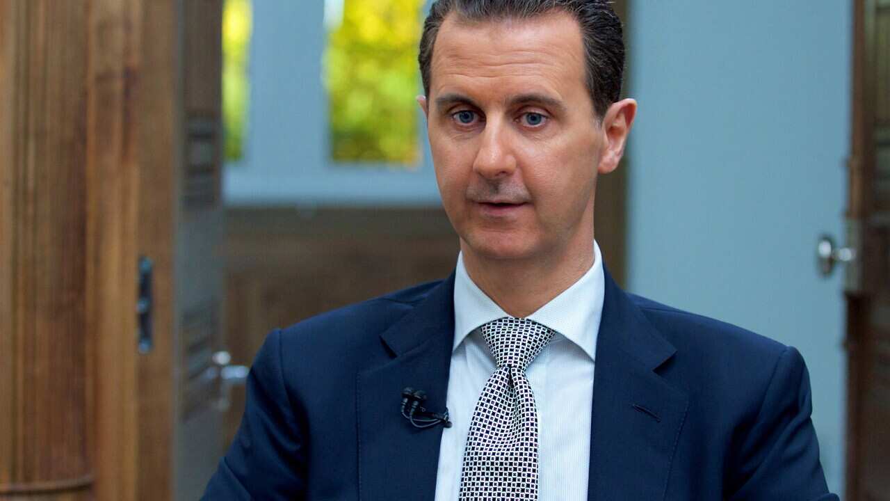 Syria's President Bashar al-Assad claims an alleged sarin gas attack in his country was fabricated to justify a US military strike.