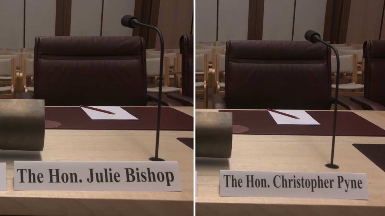 Both former politicians appeared via teleconference. 