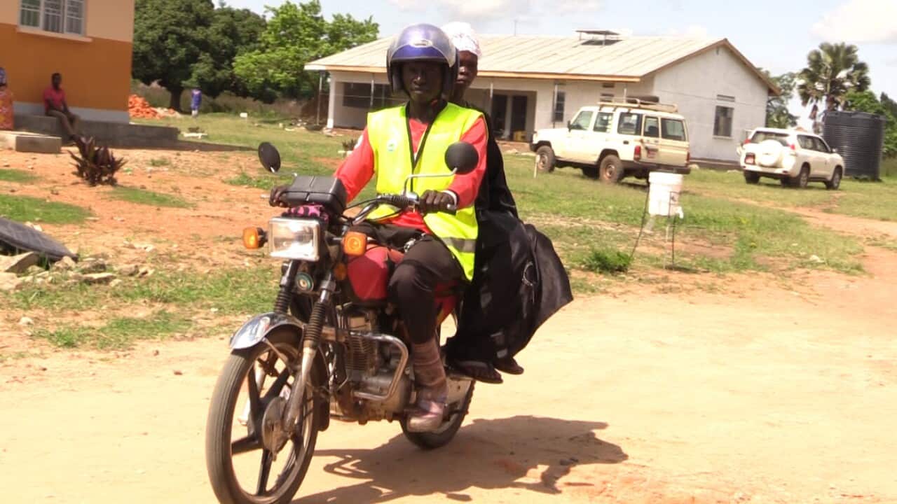 Uno dei tipici boda boda ugandesi