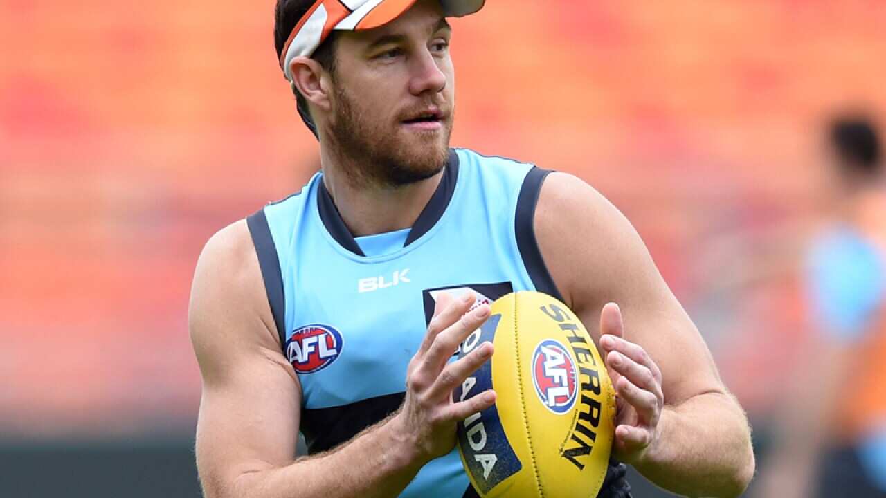 Greater Western Sydney Giants AFL player Shane Mumford