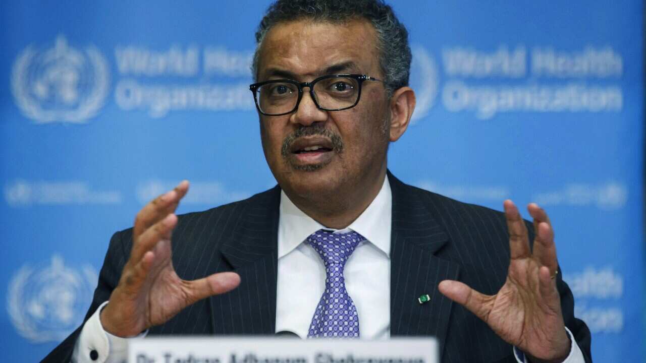 The World Health Organization's director-general, Tedros Adhanom Ghebreyesus, says there is a critical need to find more COVID-19 treatments. 