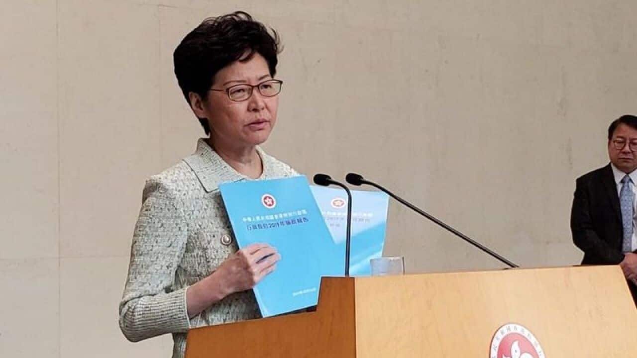 Hong Kong's Chief Executive Carrie Lam