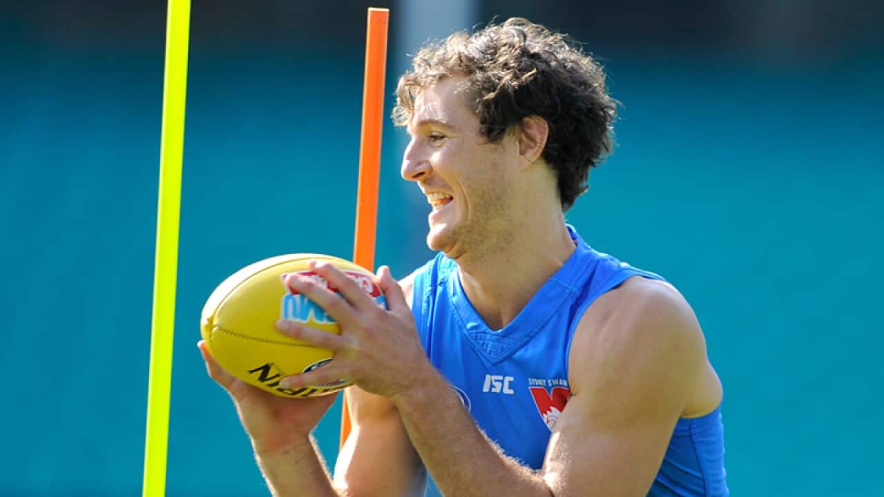Sydney Swans AFL player Kurt Tippett