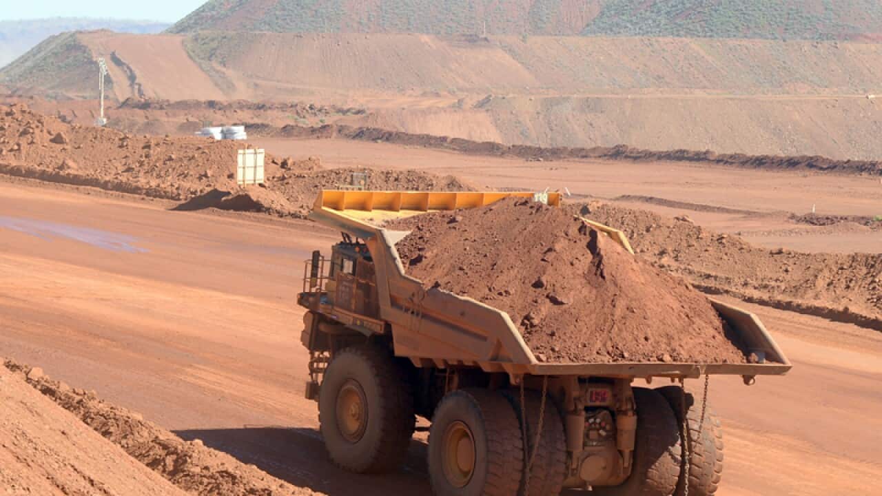 Rio Tinto mining operation in the Pilbara.