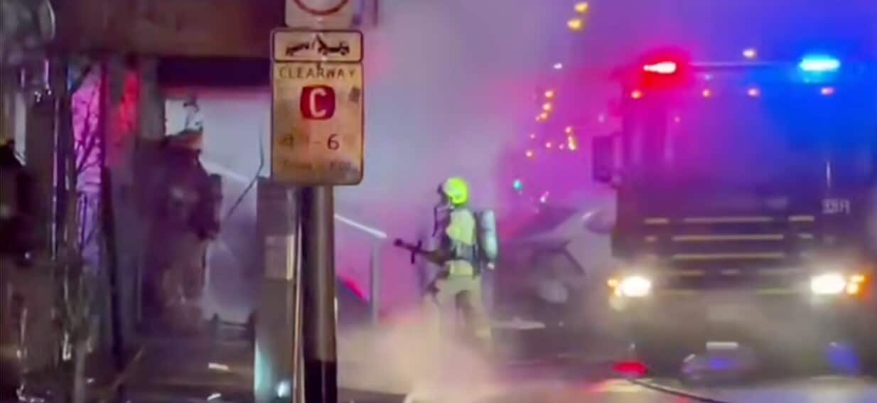 Suspected Arson Engulfs Melbourne Strip, Police Probe ‘Ram Raid’ Link