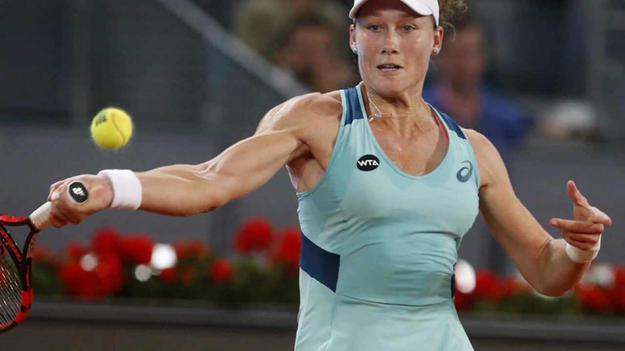 Australian tennis player Sam Stosur