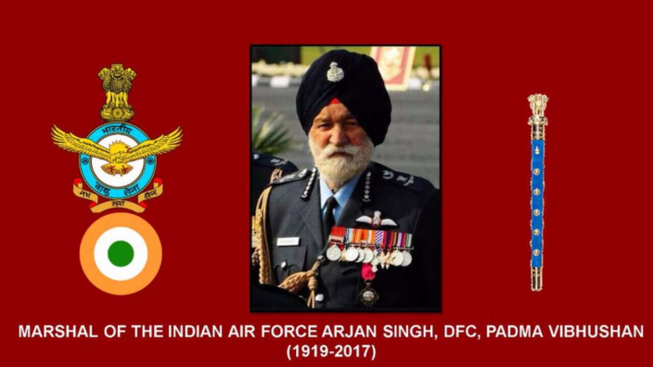 Indian Air Force Marshal Arjan Singh