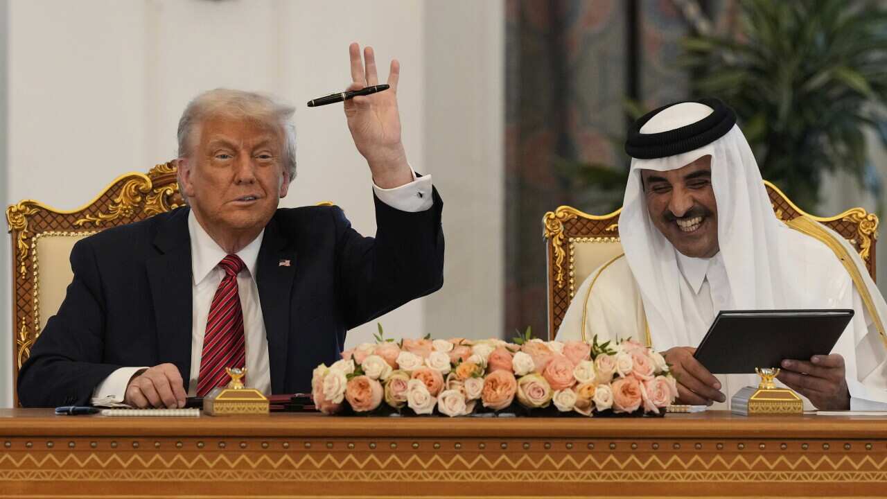 APTOPIX Trump Mideast