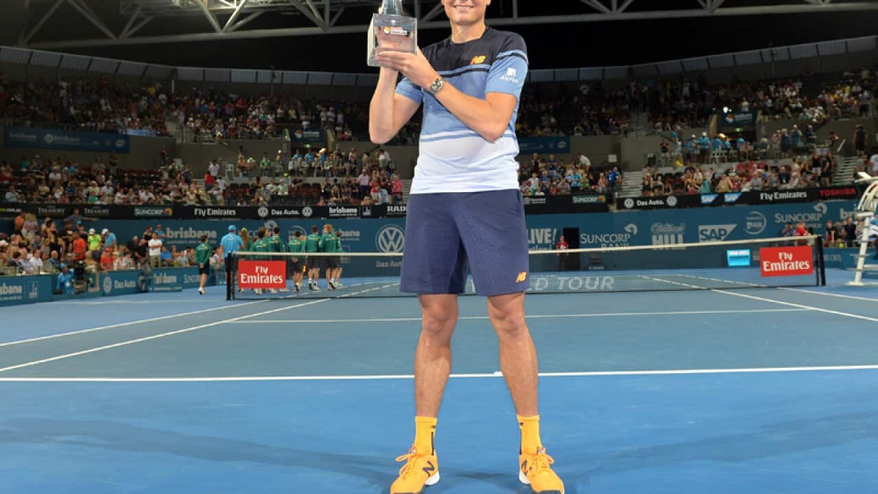 Milos Raonic of Canada