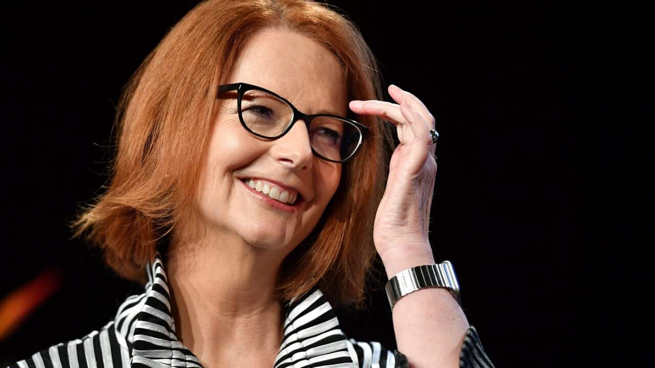 Julia Gillard in 2012 delivered a now-famous anti-misogyny speech on the floor of federal parliament.
