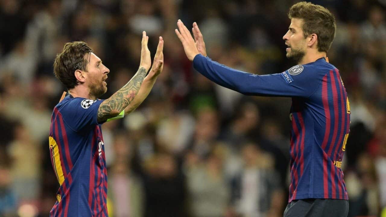 Messi Pique