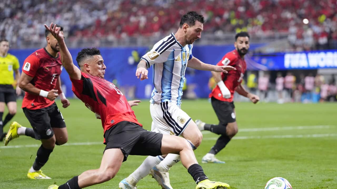 FIFA World Cup match - ARGENTINA vs EGYPT