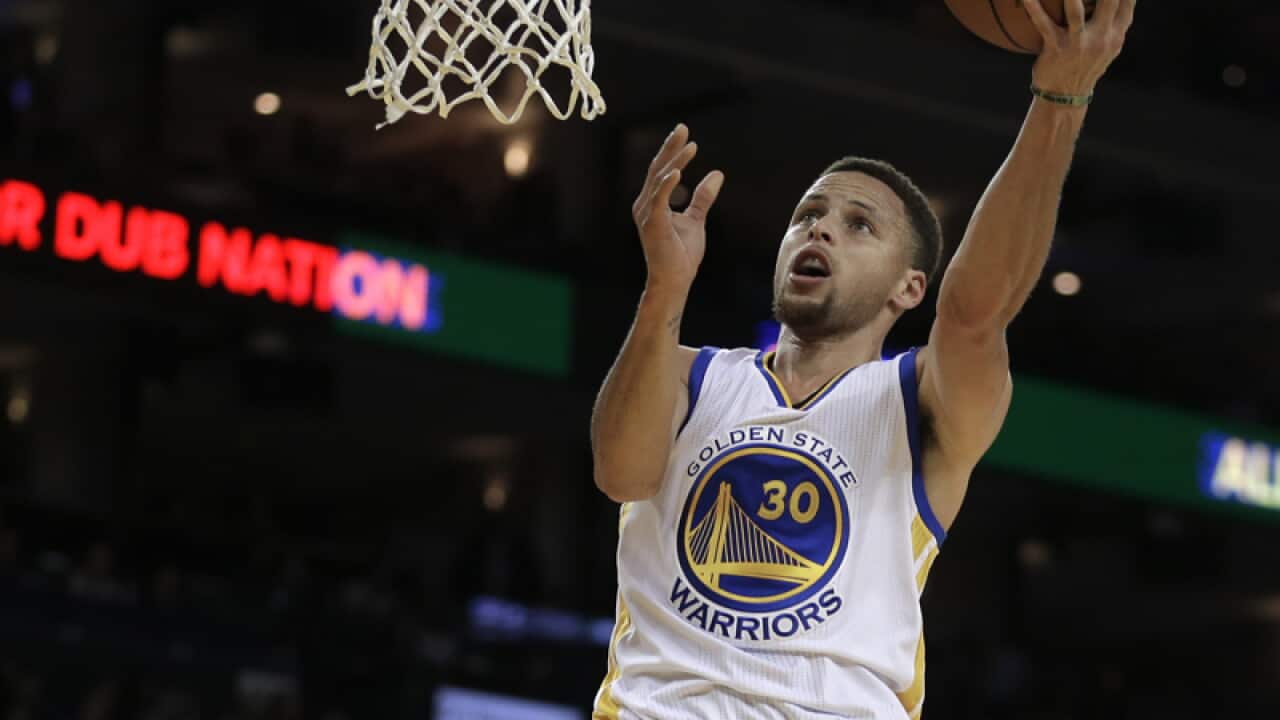 Golden State Warriors' Stephen Curry.