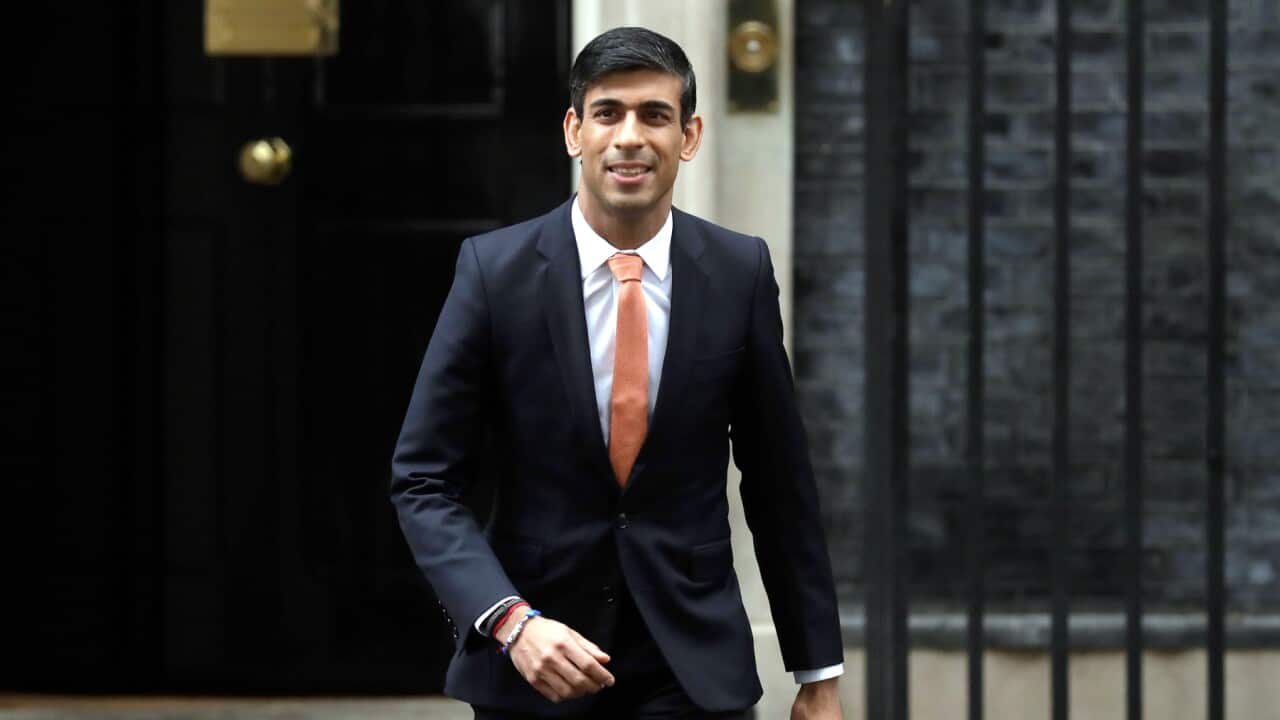 New British Chancellor of the Exchequer Rishi Sunak