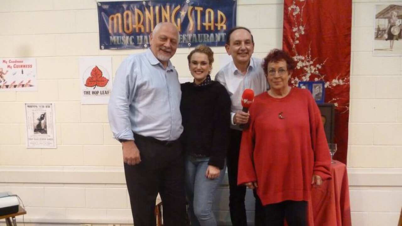 Geoff Thomas, Larissa Bonaci, Joe Axiaq (SBS), Polly March