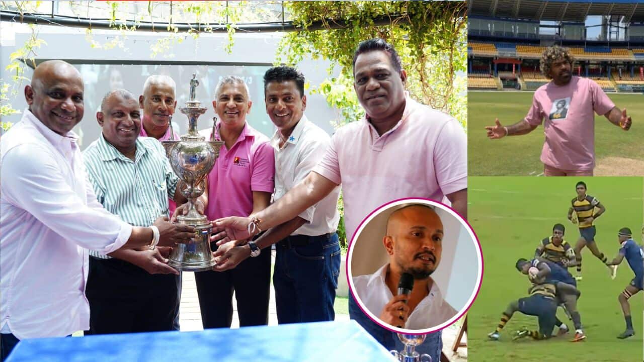 SBS Sinhala Sri Lanka Cricket Lasith Malinga school rugby Rangana Senevirathna.jpg