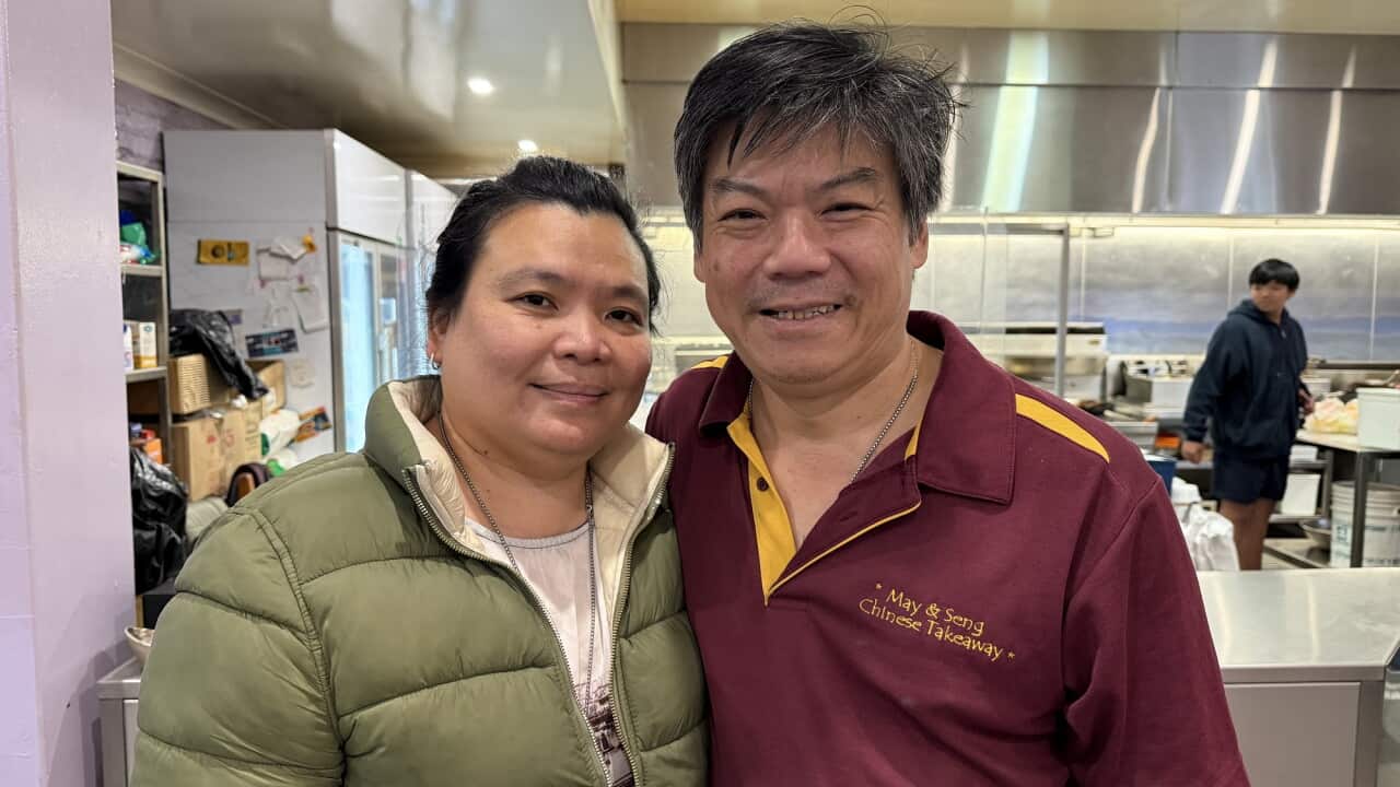 Seng Lim pictured with his wife May