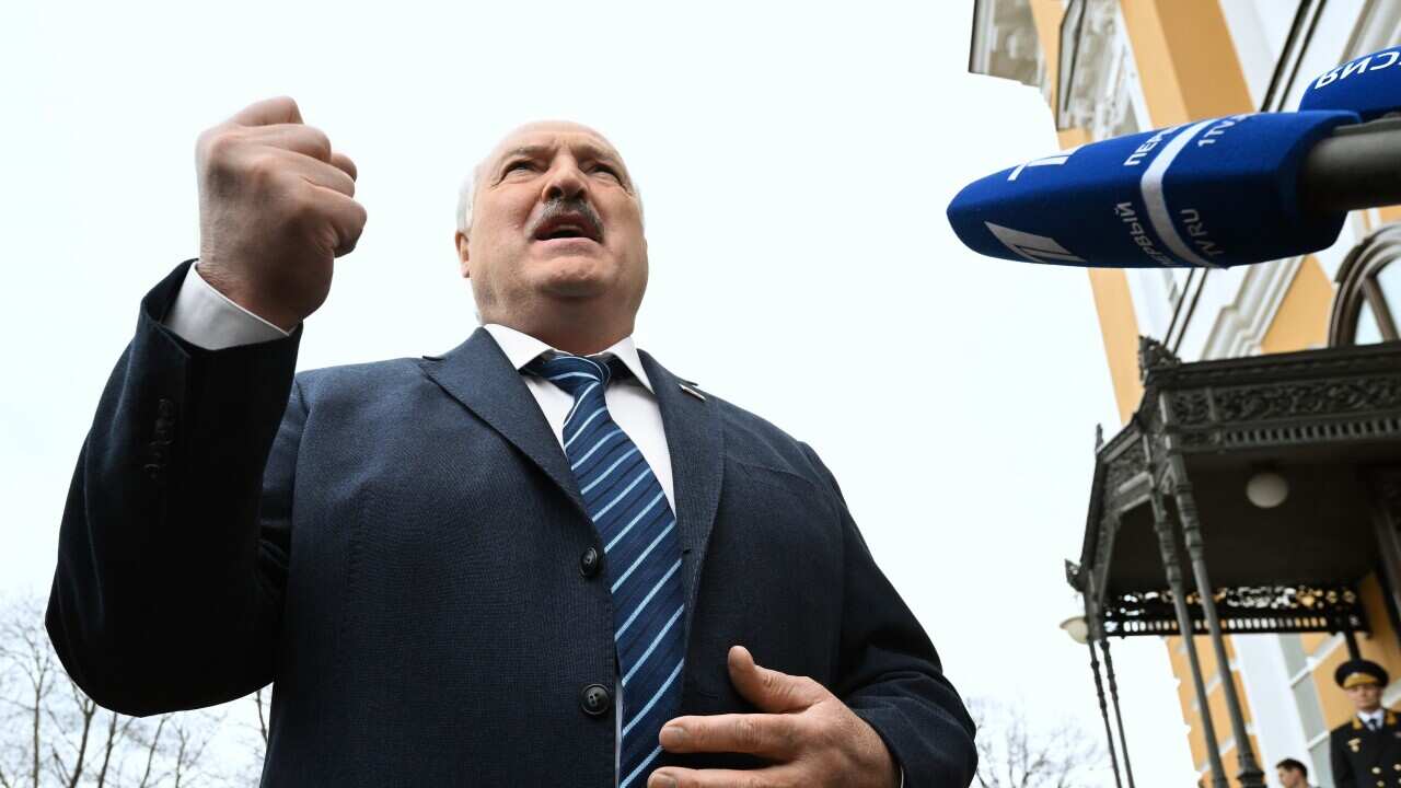 Cosmonautics Day. Meeting of Russian President Vladimir Putin and Belarusian President Alexander Lukashenko with cosmonauts, participants of the 21st expedition to the ISS.