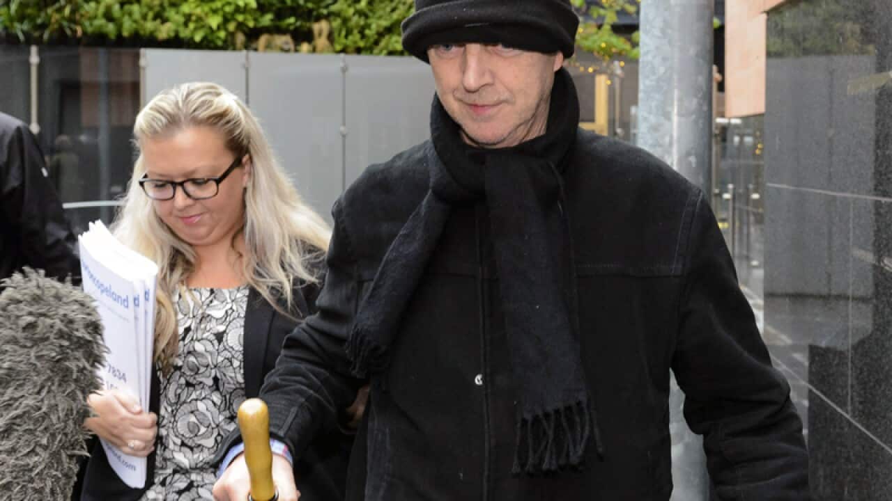 Ray Teret leaves Manchester Magistrates Court