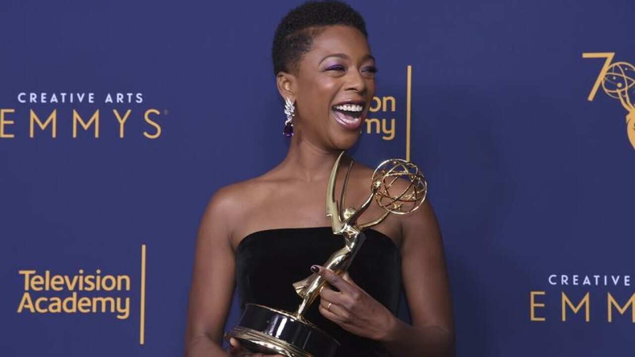 Samira Wiley has won an Emmy for her guest role in The Handmaid's Tale.