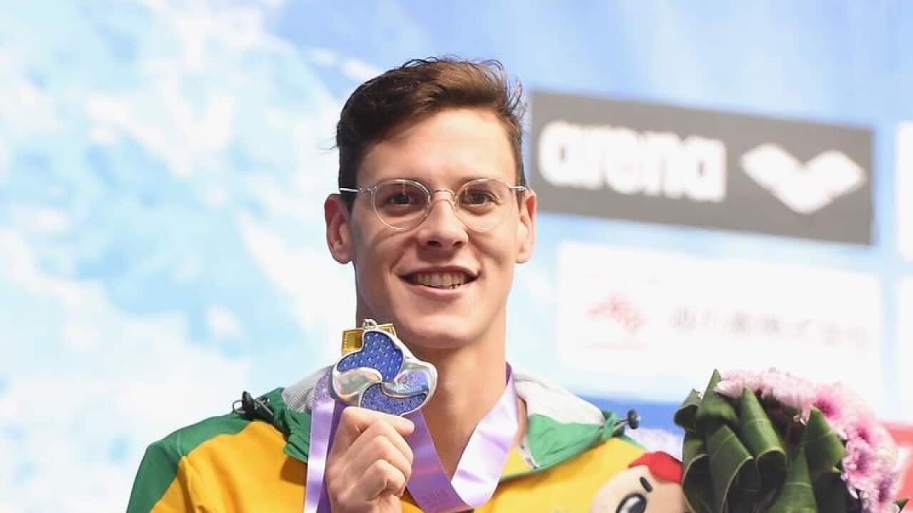 Australian swimming star Mitch Larkin