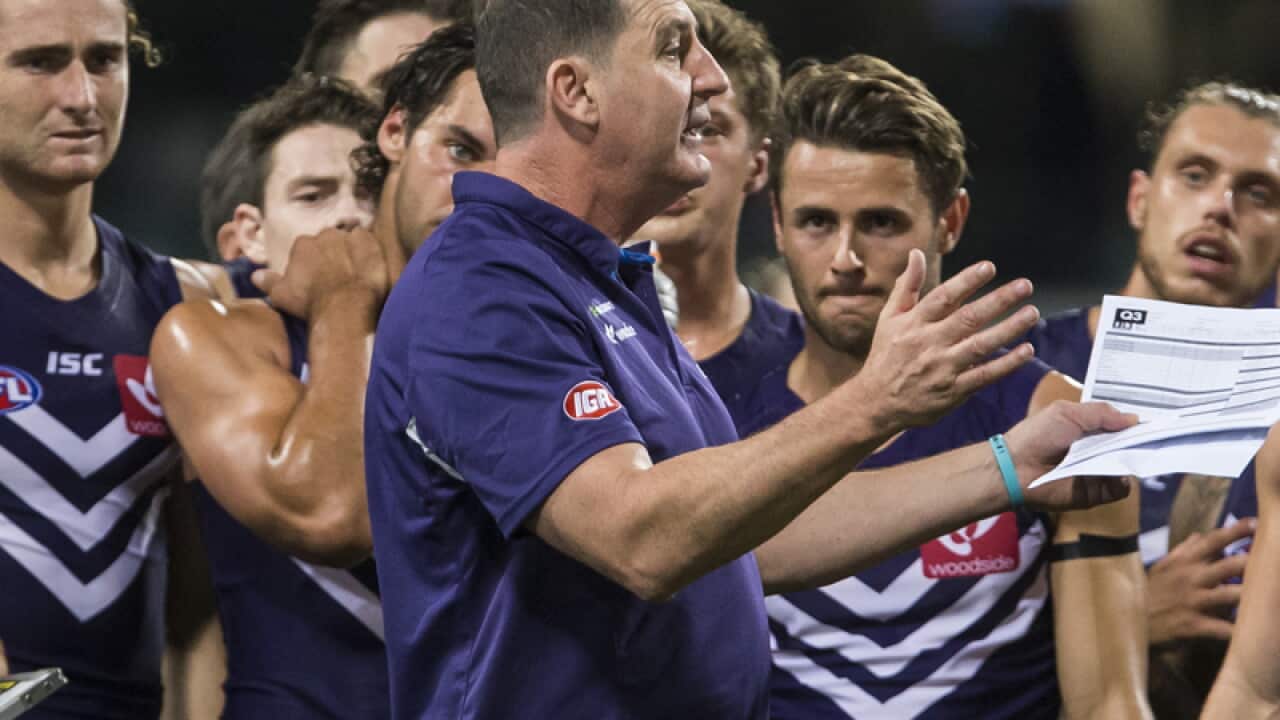 Dockers' head coach Ross Lyon