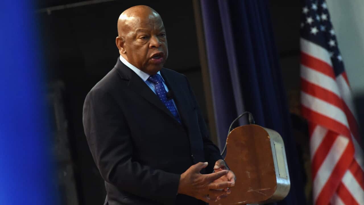 Civil rights icon and US Congressman John Lewis.