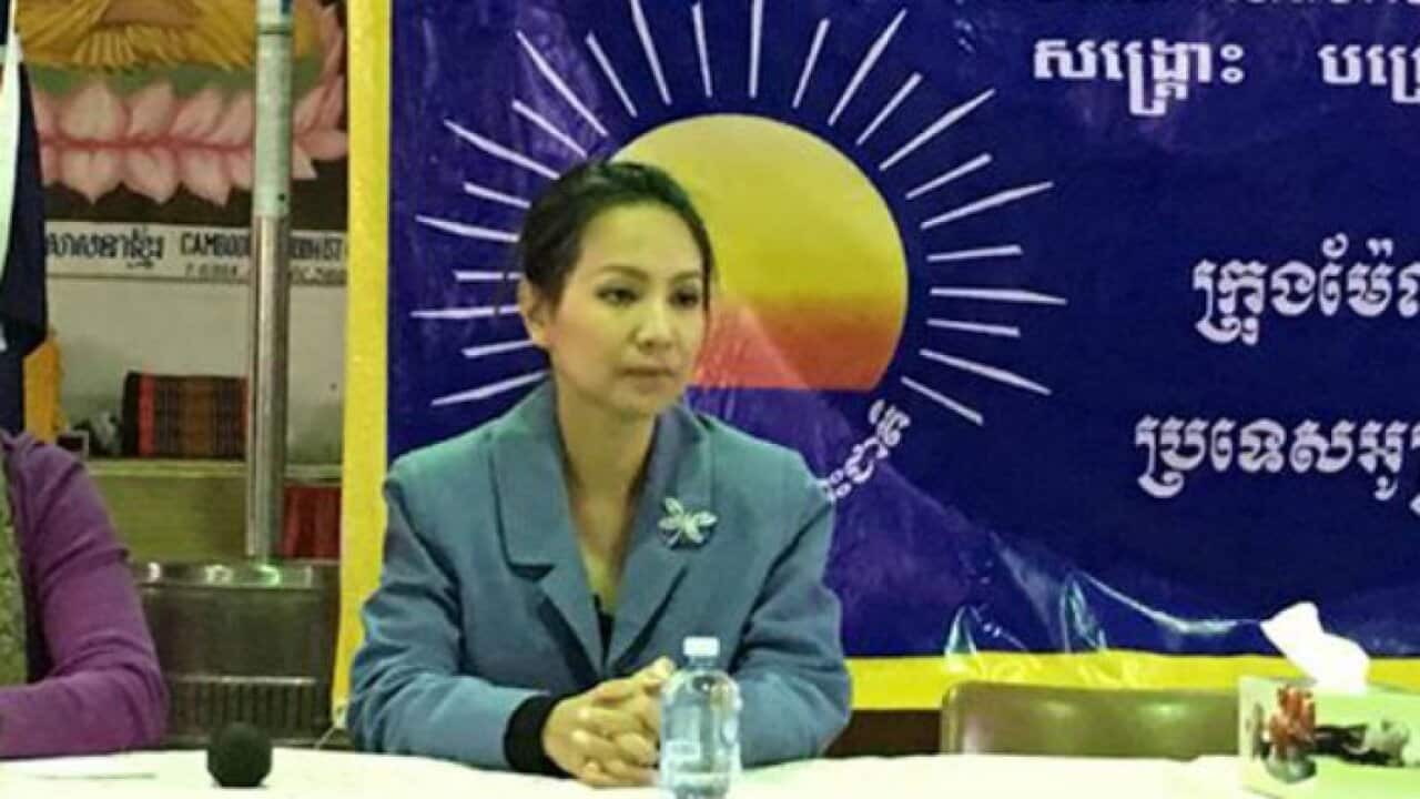 Kem Monovithya at public forum in Melbourne 2018