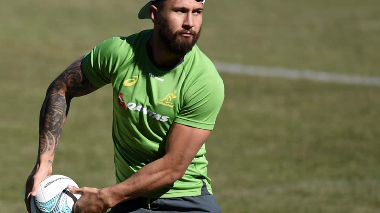 Australian rugby union player Quade Cooper
