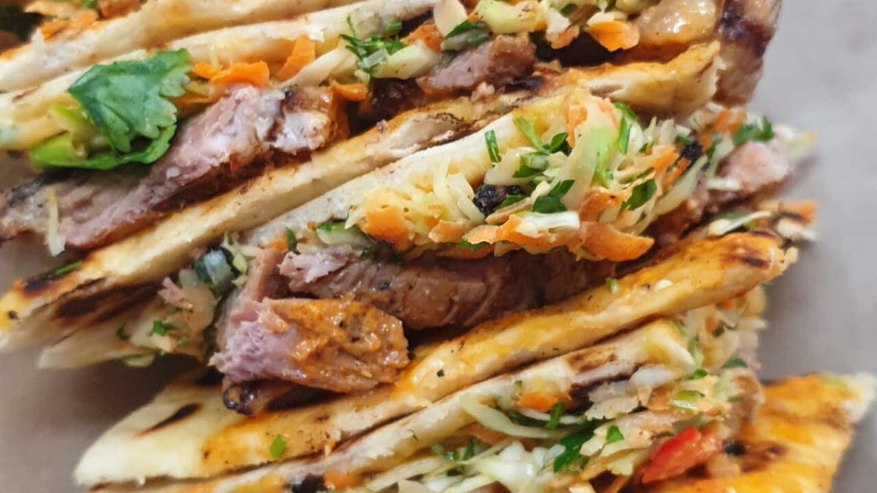 Greek club pita sandwich