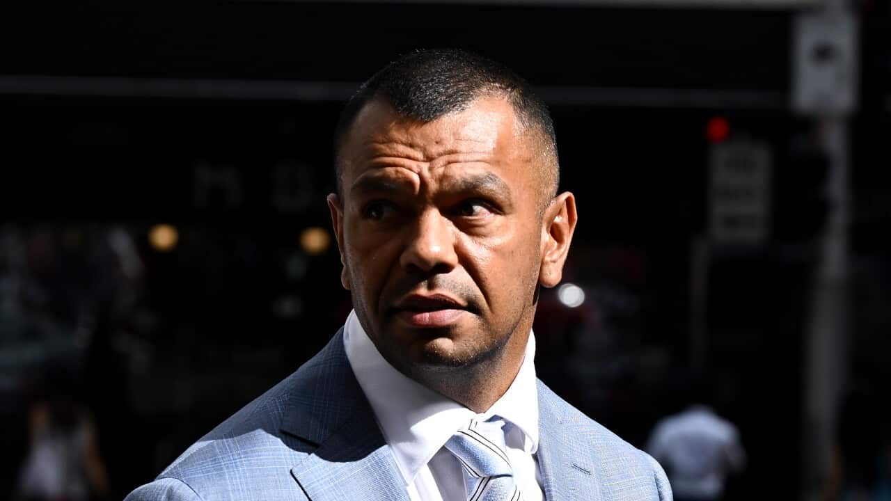 Kurtley Beale in a suit
