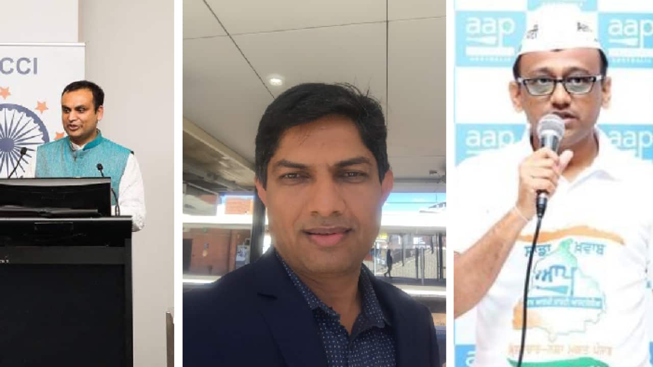 Jay Shah, Alpesh Puwar and Rakesh Panchal